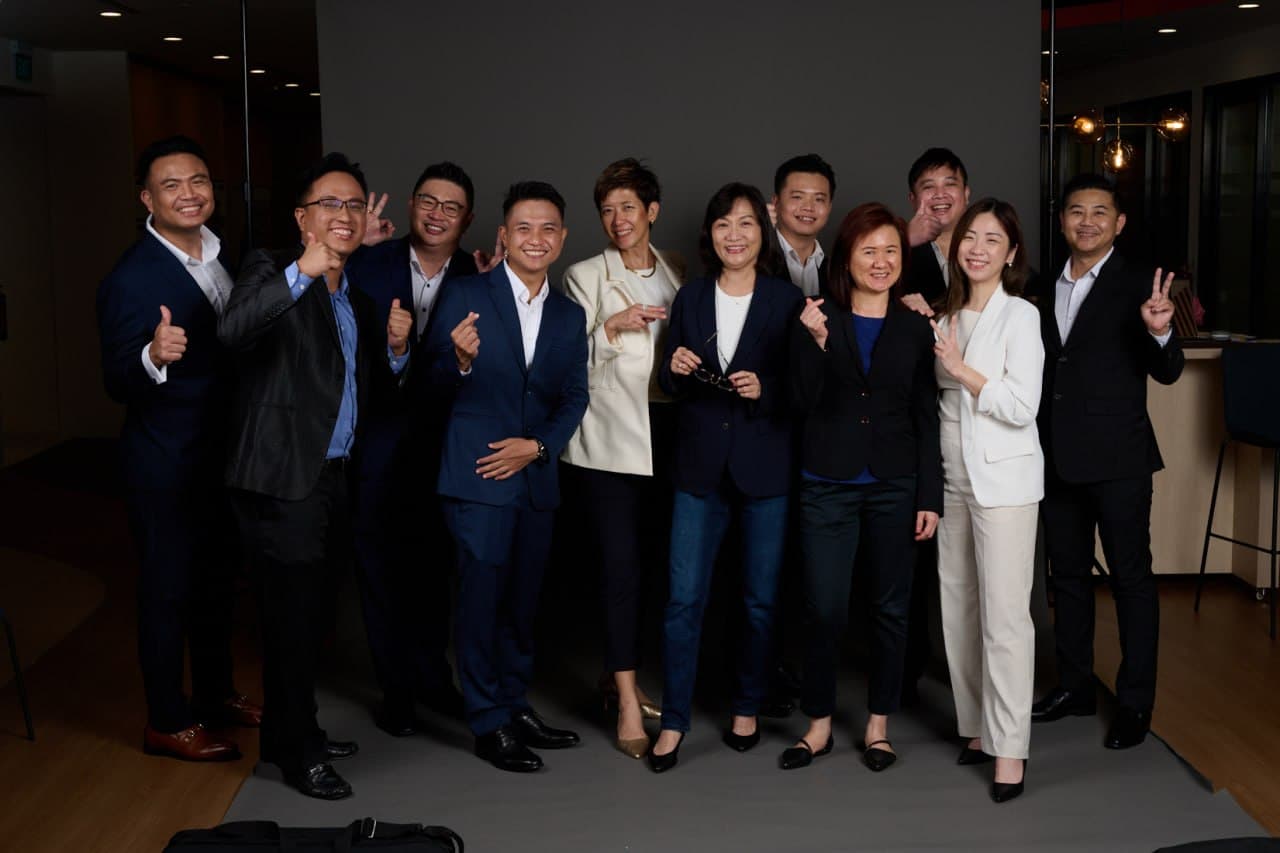 The Orizal team gathered for a group portrait