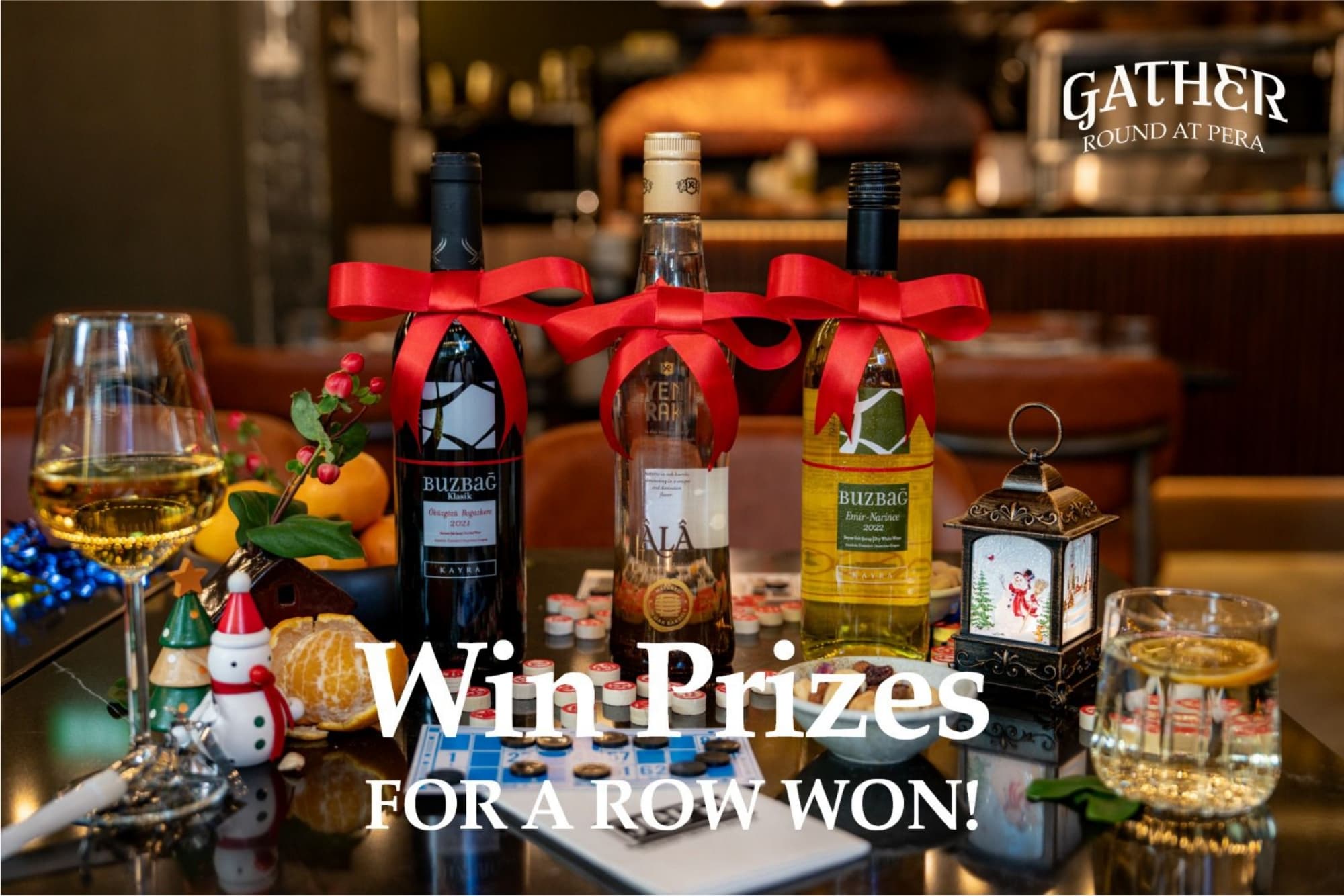 Win prizes for a row won