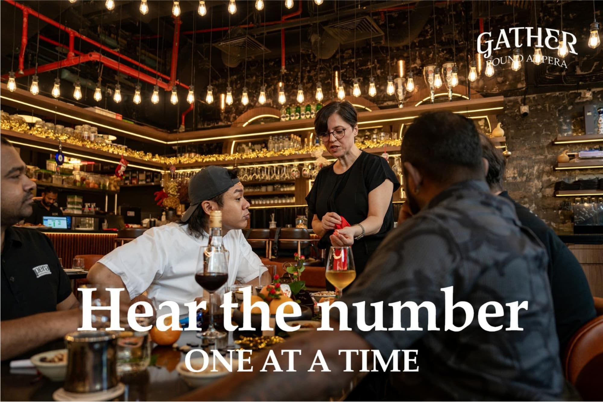 Hear the number one at a time