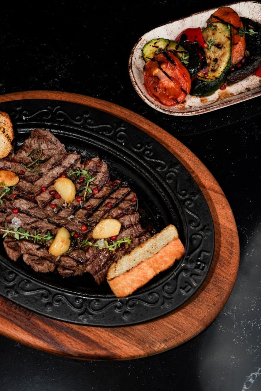 Pera menu shooting showcasing Turkish grilled items