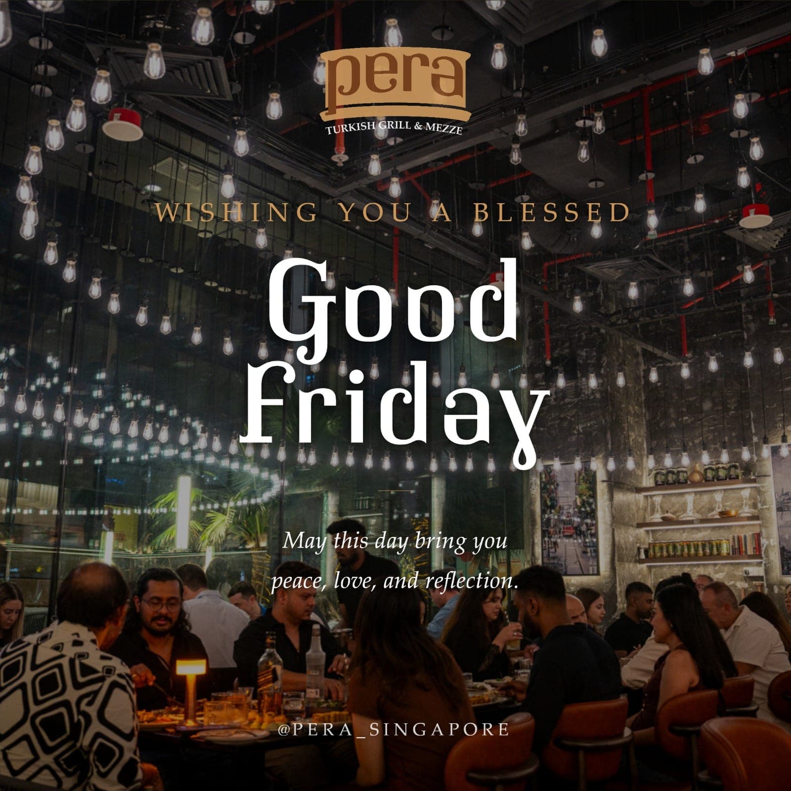 Pera Good Friday celebration social media creative