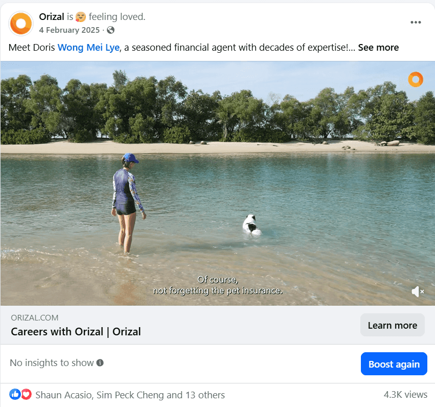 Pera Singapore chef introducing a short-form video