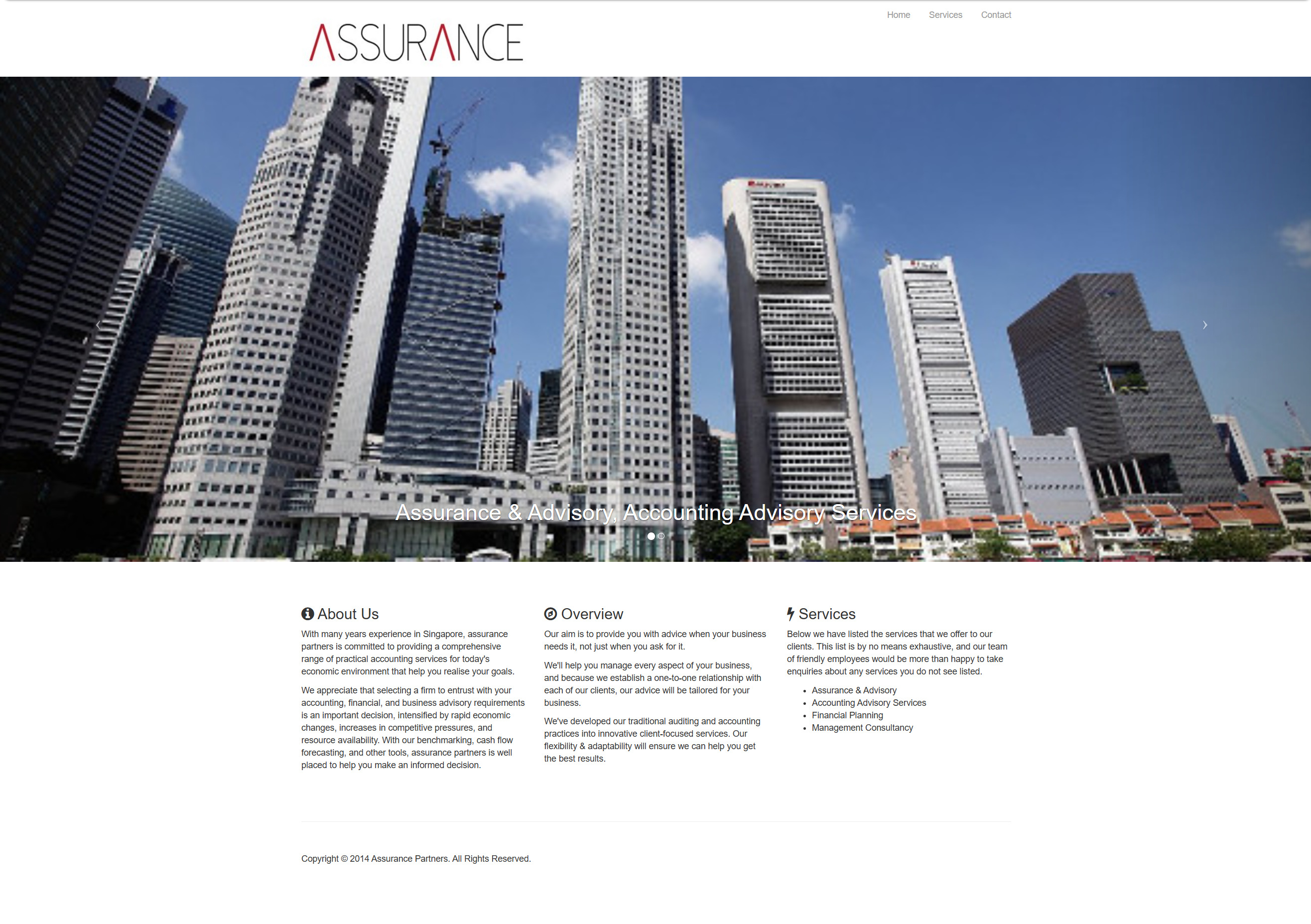 Before homepage