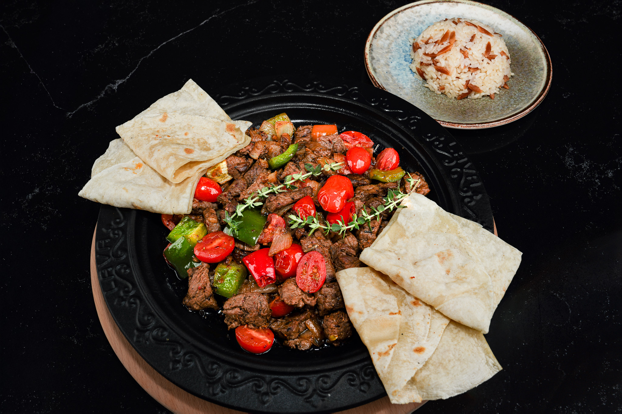 Turkish grill and meze plate from Pera
