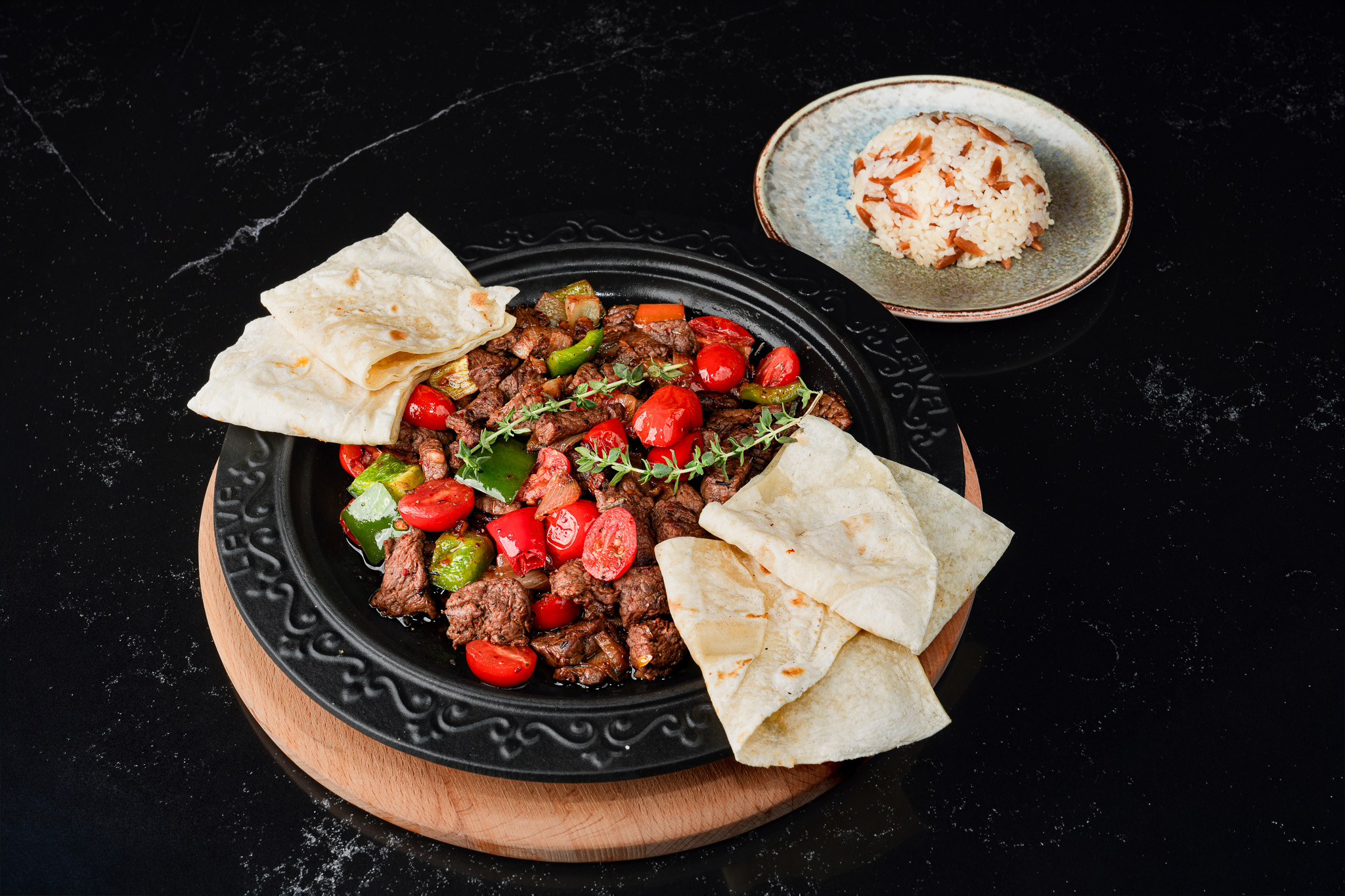Turkish grill and meze plate from Pera