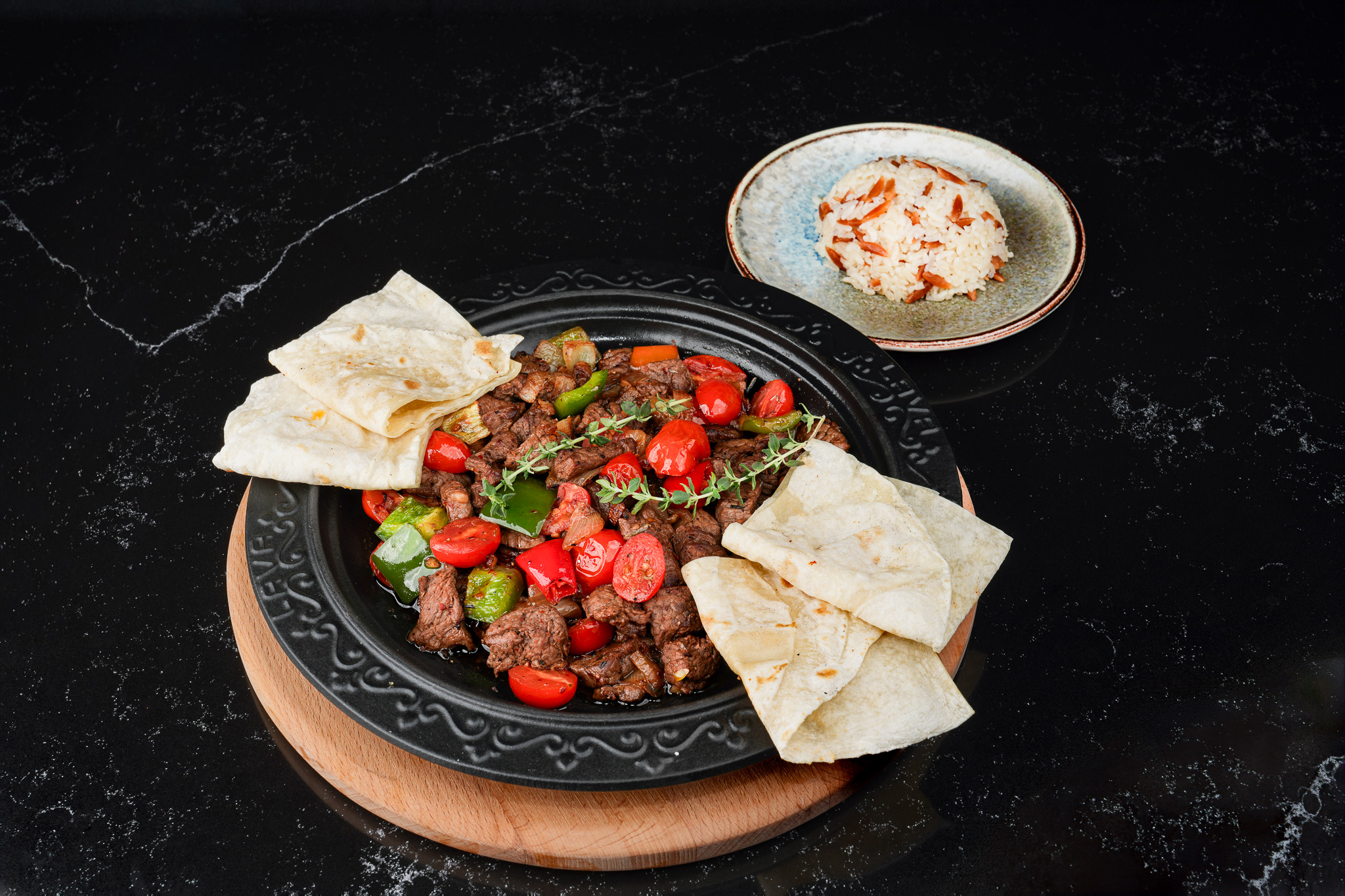 Turkish grill and meze plate from Pera