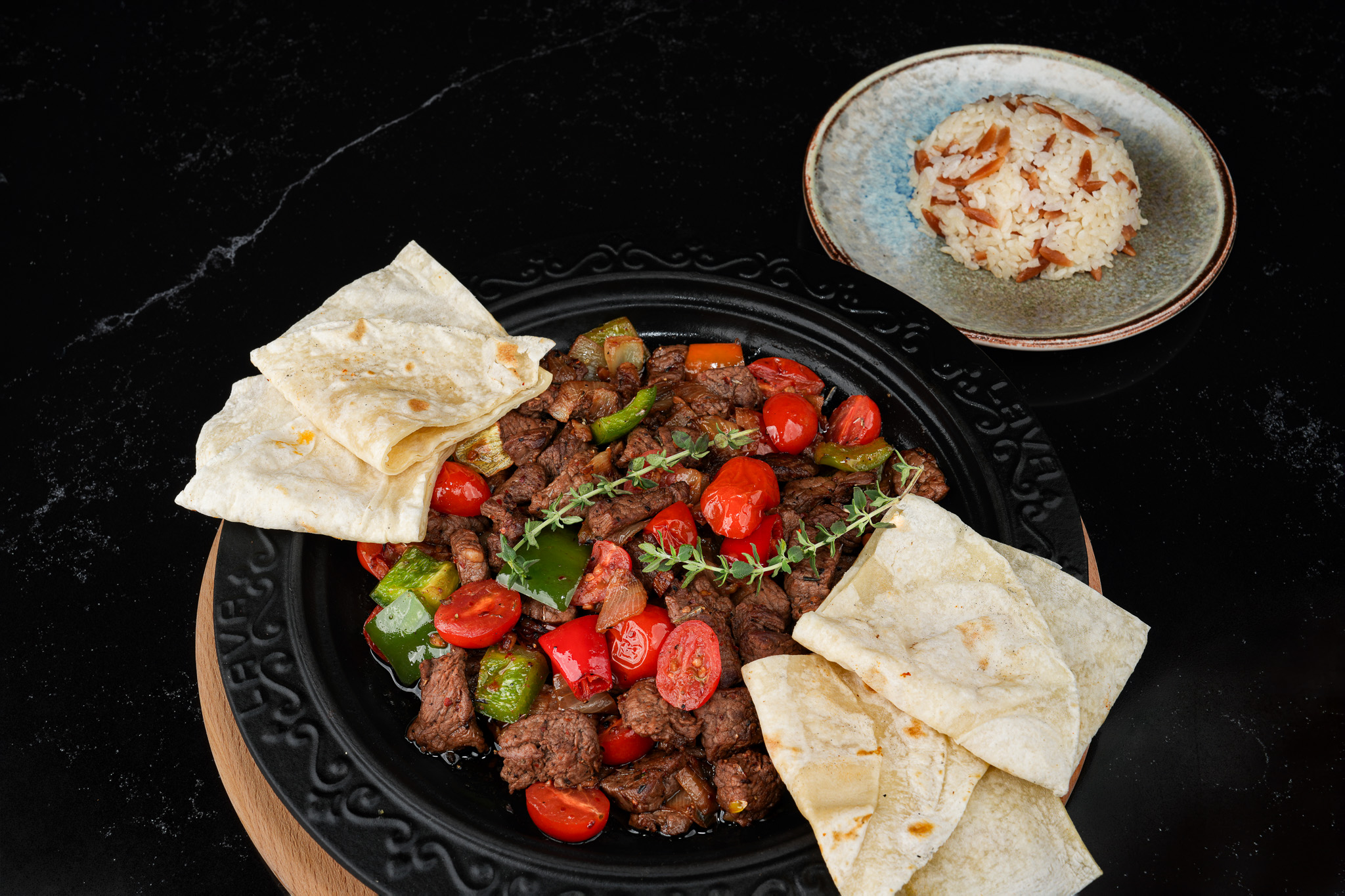 Turkish grill and meze plate from Pera
