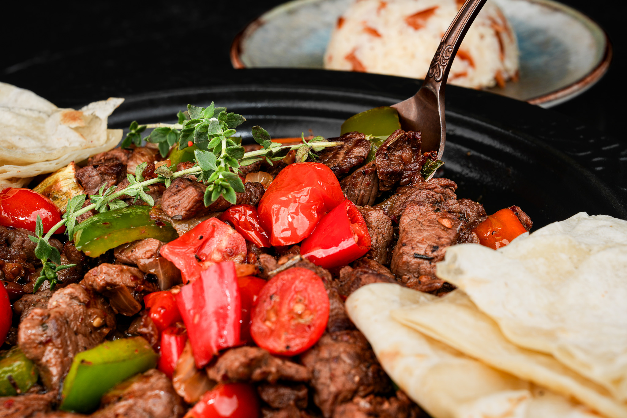 Turkish grill and meze plate from Pera